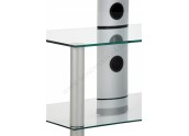 RoesselCodina Product: Sonorous - RX2130-TG - Mueble Hifi de 3 estantes.  Vidrio transparente/Chasis gris.