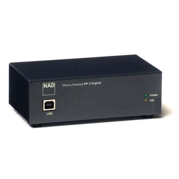 NAD PP 3i previo de phono MM/MC con salida USB. Software y cable USB incluido (P