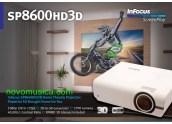Proyector 3D Infocus SP8600HD 3D 2700 ANSI, Infocus SP8600HD 3D, Contraste 40.00
